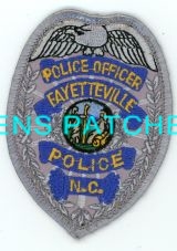 NORTH CAROLINA,FAYETTEVILLE POLICE BADGE PATCH 1